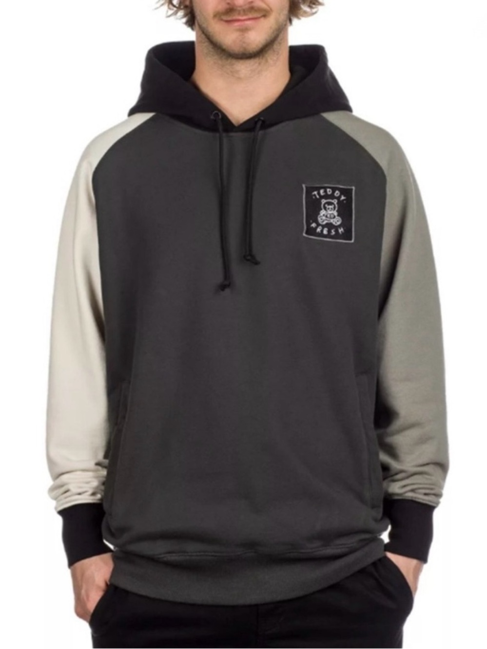 Teddy Fresh Colorblock Hooded Sweatshirt